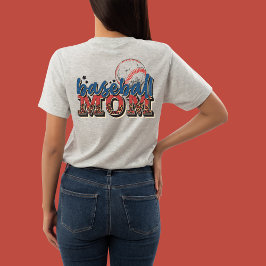 Camiseta Madre de béisbol de estilo retro vintage, foto del