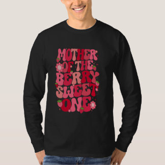 Camiseta Madre De Berry Sweet One Strawberry First Bir