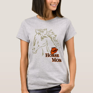 Camiseta Madre de caballo con té de mujer Gorra