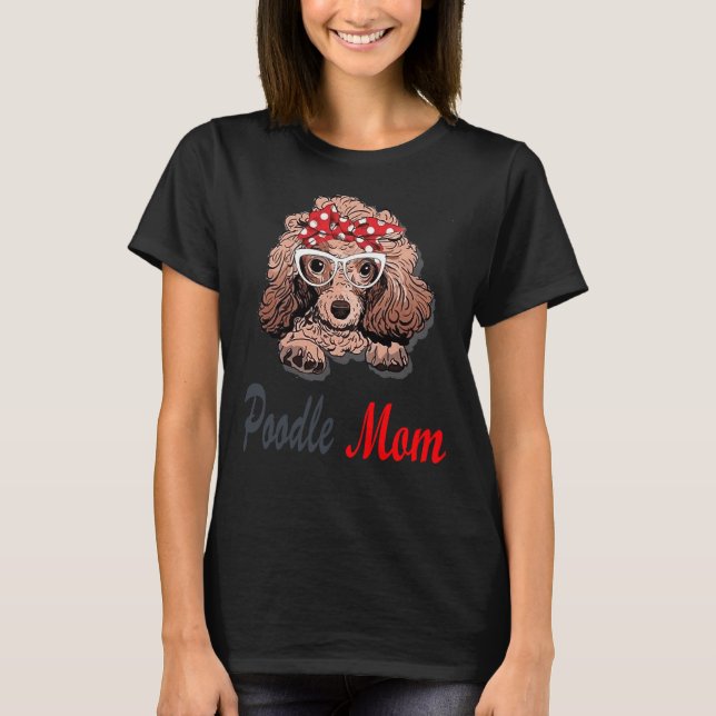 Camiseta madre de caniche (Anverso)