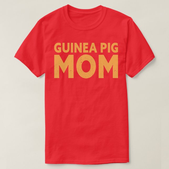 Camiseta Madre de cerdo de Guinea472 (Diseño del anverso)