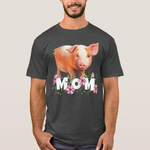 Camiseta Madre De Cerdo Mujer Cía Motivo De Cerdo Joven 573