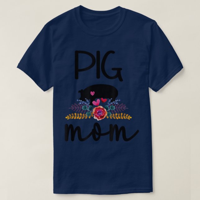 Camiseta Madre de cerdo Orgullosa de agricultor de cerdo pr (Diseño del anverso)
