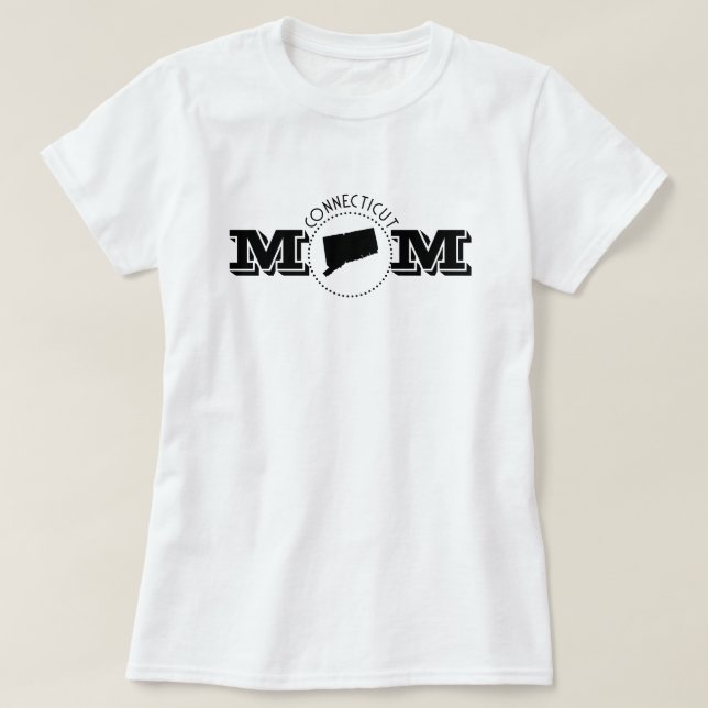 Camiseta Madre de Connecticut  (Diseño del anverso)