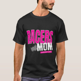 Camiseta Madre de Corredores Bandera de Cuadros Madre de Ca