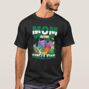 Camiseta Madre de cumpleaños del niño de la jungla