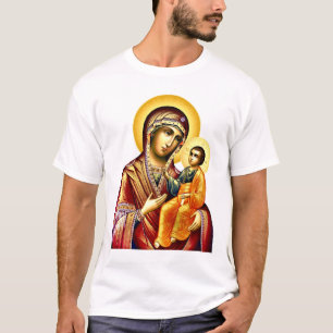Camiseta Madre de Dios Virgen y niño  3 icono