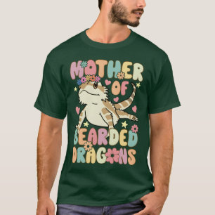 Camiseta Madre De Dragones De Cabeza Groovy Lizard Vint