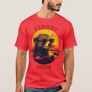 Camiseta Madre de Ferret estilo retro vintage