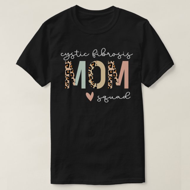 Camiseta Madre de Fibrosis quística (Diseño del anverso)