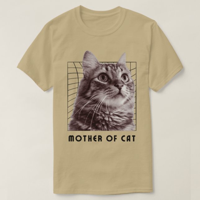 Camiseta Madre de gato (Diseño del anverso)