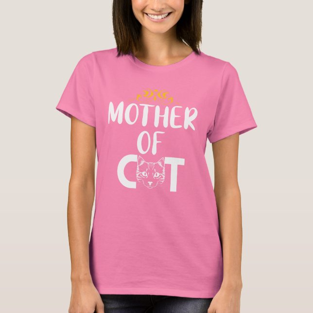 Camiseta Madre de gato (Anverso)