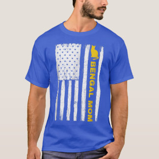 Camiseta Madre de gato bengalí virgen gato madre norteameri