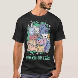 Camiseta Madre de gato gatuno gatos gatos gatos gatos gatit