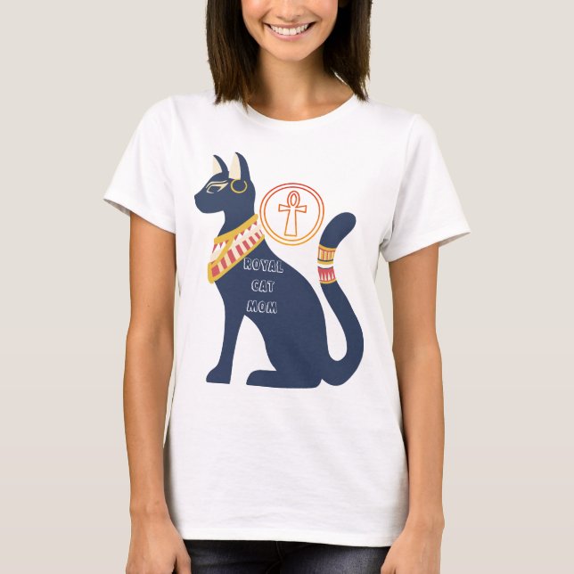 Camiseta Madre de gato real (Anverso)