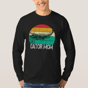 Camiseta Madre de gator vintage Reptile Alligator Madre