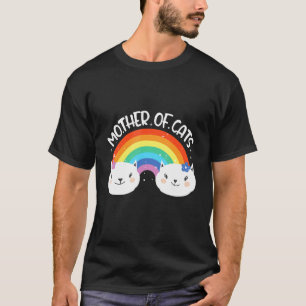 Camiseta Madre De Gatos Graciosa Dama De Gato Meme Mamá Sát