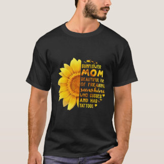 Camiseta Madre De Girasol Hermoso Rayo De Fantástico Sunshi