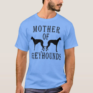 Camiseta Madre De Greyhounds Mamá chica De Perro Cute