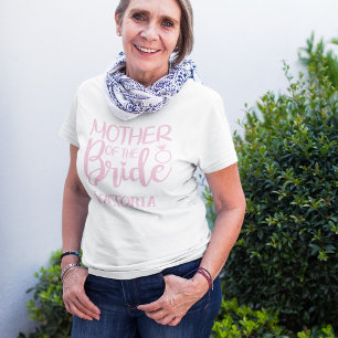 Camiseta MADRE DE LA BRIDE (nombre)