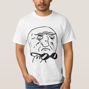 Camiseta Madre de la cara Meme cómico de la rabia de dios