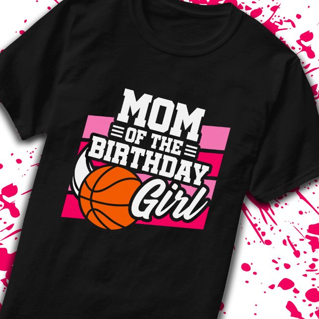Camiseta Madre de la Chica de cumpleaños Fiesta de balonces (Subido por el creador)