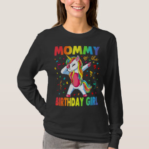 Camiseta Madre De La Chica De Cumpleaños Unicorn Birthda
