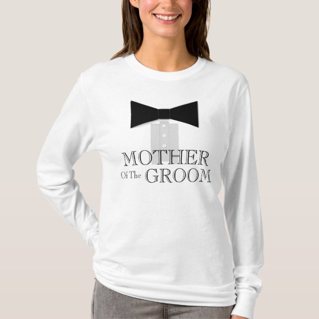 Camiseta Madre de la corbata de vaca de Groom (Anverso)