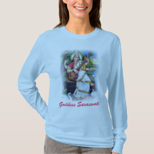 Camiseta Madre de la DIOSA SARASWATI del Veda