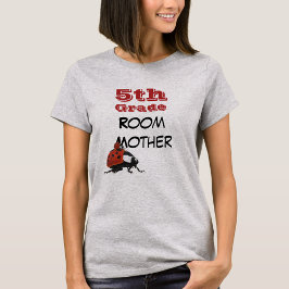 Camiseta Madre de la escuela con tema Ladybug