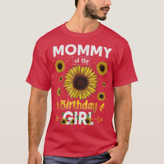 Camiseta Madre De La Familia Chica Fiesta Sunflower 