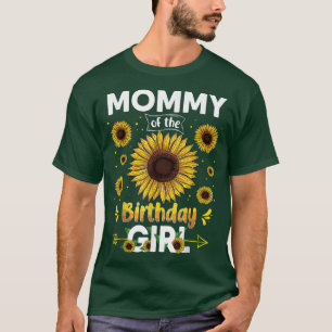Camiseta Madre De La Familia Chica Fiesta Sunflower