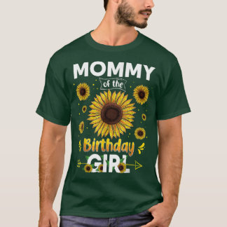 Camiseta Madre De La Familia Chica Fiesta Sunflower
