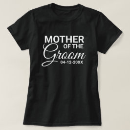 Camiseta Madre de la familia de la boda de los novios