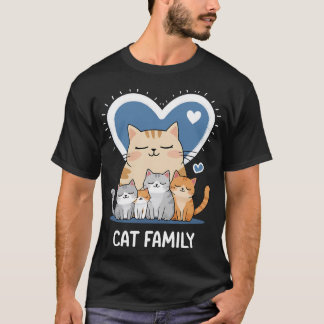 Camiseta Madre de la familia del gato Meao