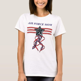 Camiseta Madre de la Fuerza Aérea Blue Star Ribbon