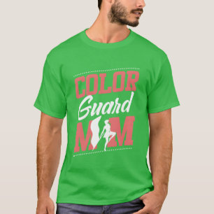 Camiseta Madre de la guardia de color Marching Band Mom ret