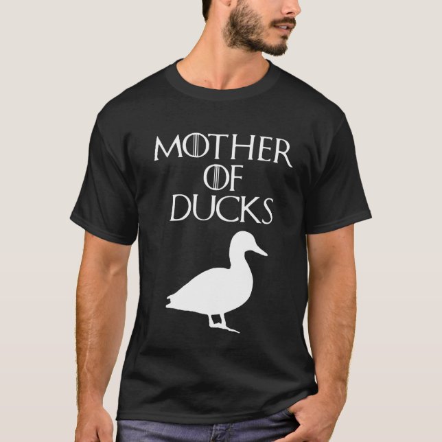 Camiseta Madre de la madre de la pluma de los patos (Anverso)