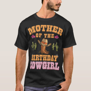 Camiseta Madre de la niña de cumpleaños Chica temática occi