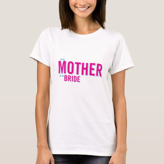 Camiseta Madre de la novia (Anverso)