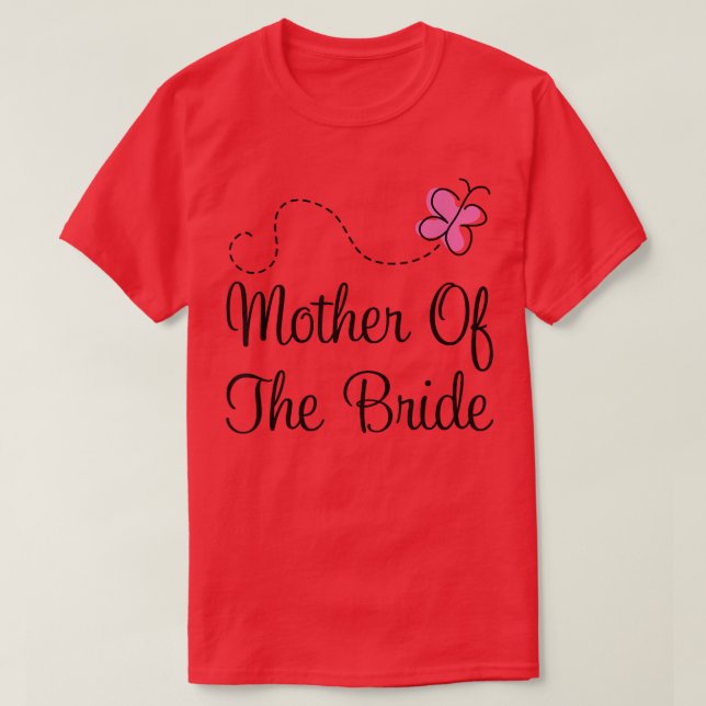 Camiseta Madre de la novia Boda Tee Bridal Party (Diseño del anverso)