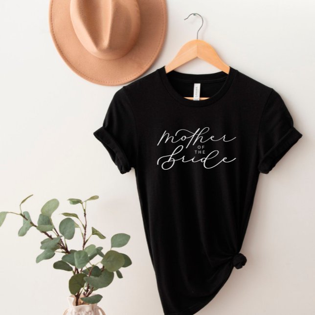 Camiseta Madre de la novia Cute Script Bridal Party Shirt (Subido por el creador)