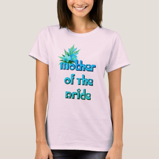 Camiseta Madre De La Novia De La Fiesta De La Boda (Anverso)
