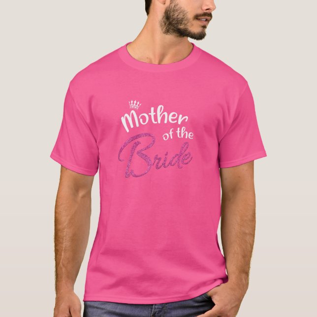 Camiseta Madre de la Novia de Mujeres Fiesta de Despedida d (Anverso)