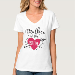 Camiseta Madre de la Novia en la Boda Fiesta de la Novia Ma