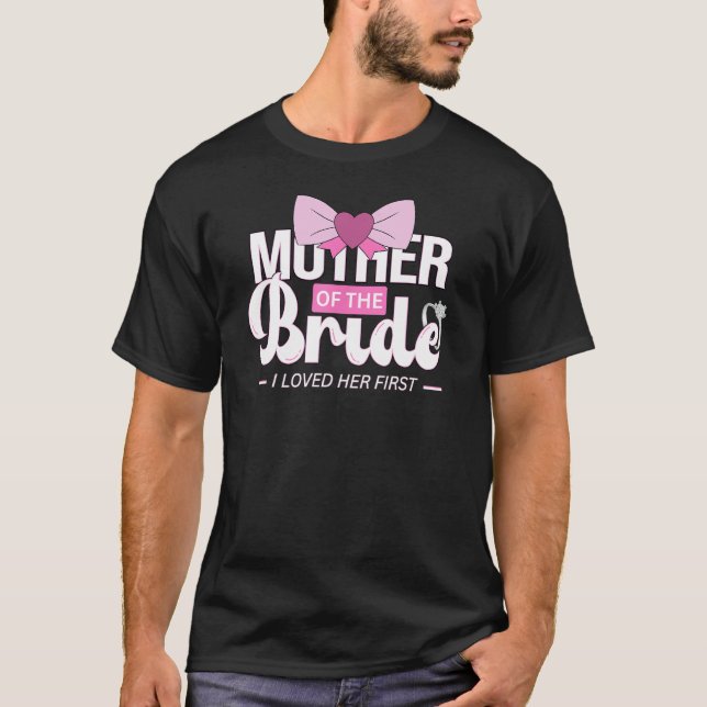 Camiseta Madre de la novia mamá para boda o despedida de so (Anverso)