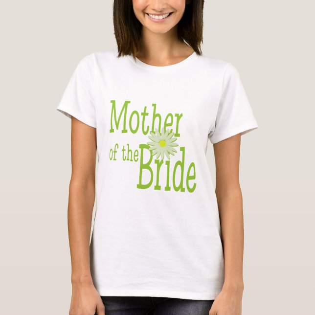 Camiseta Madre de la novia/ margarita (Anverso)