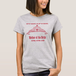 Camiseta Madre de la novia Tiara después de Boda
