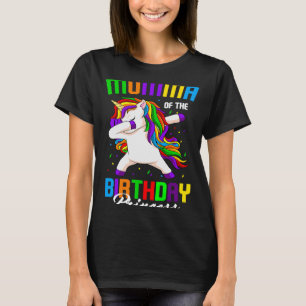 Camiseta Madre de la princesa de cumpleaños Unicorn Dabbing