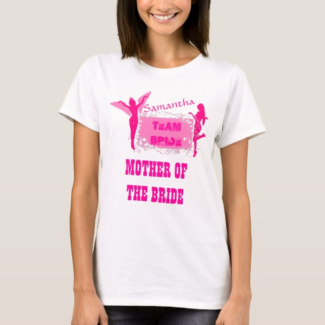 Camiseta Madre de la soltera de la novia (Anverso)